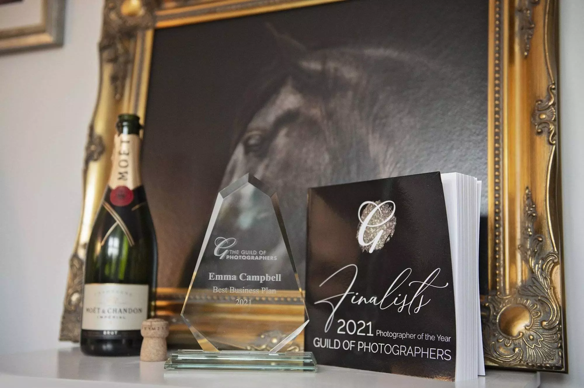 Emma Campbell winner of the Guild of photographers business award