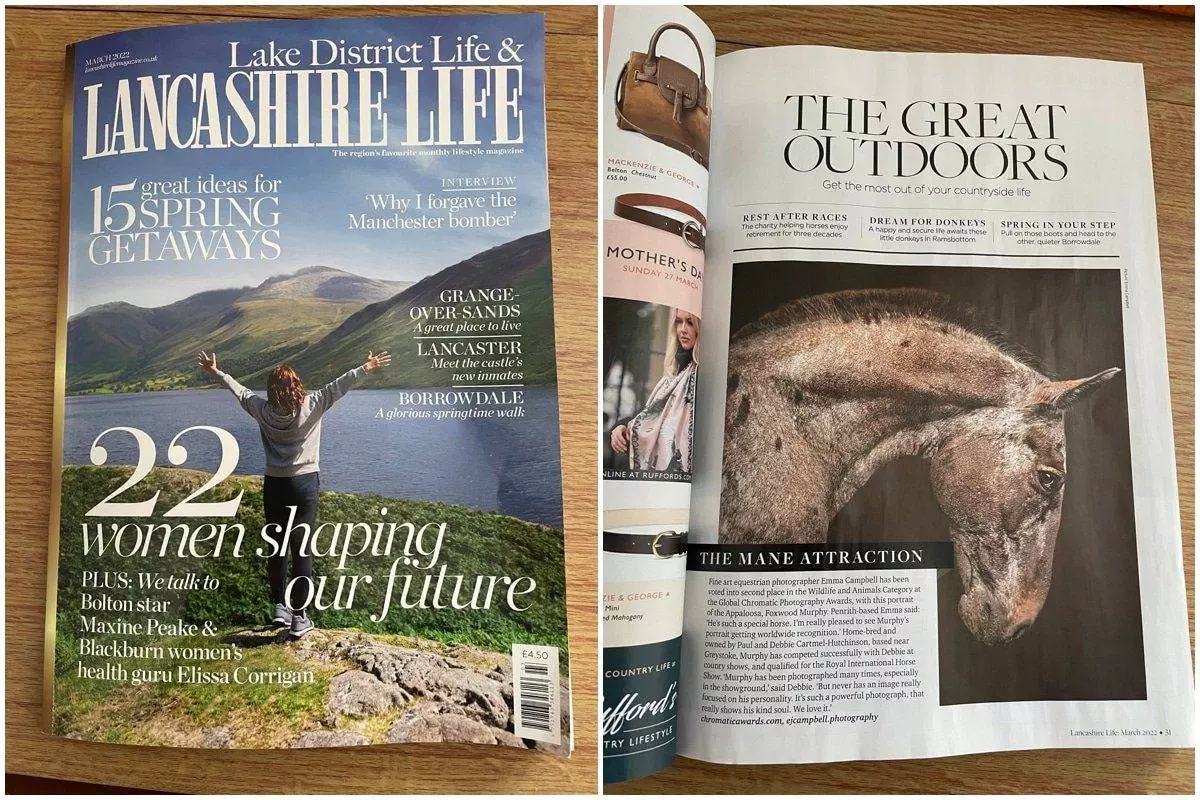 Emma Campbell and Lancashire Life Magazine