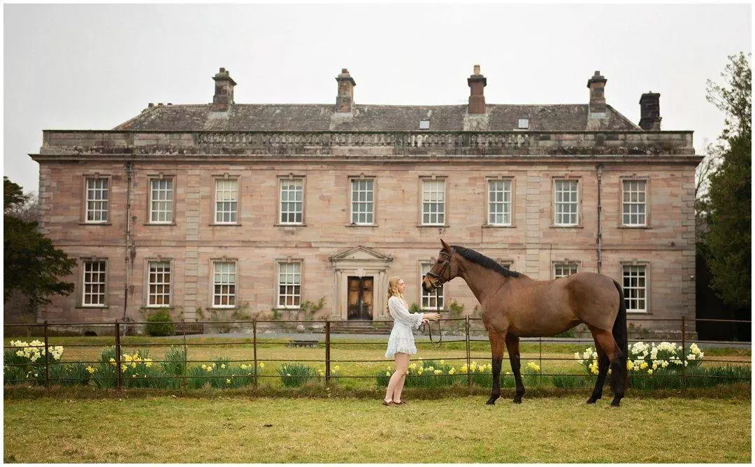 book a spring equine photoshoot - Dalemain House, Ullswater