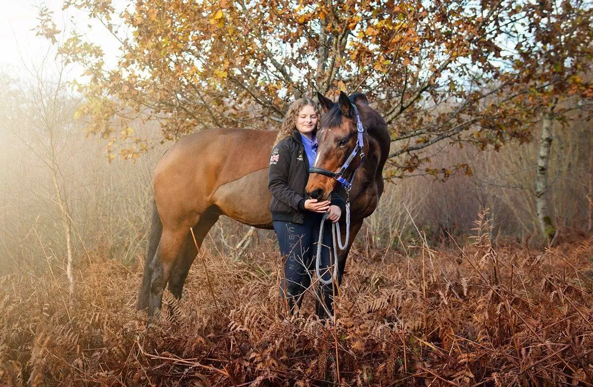 Borders scotland Equine photoshoot young person, by Emma Campbell