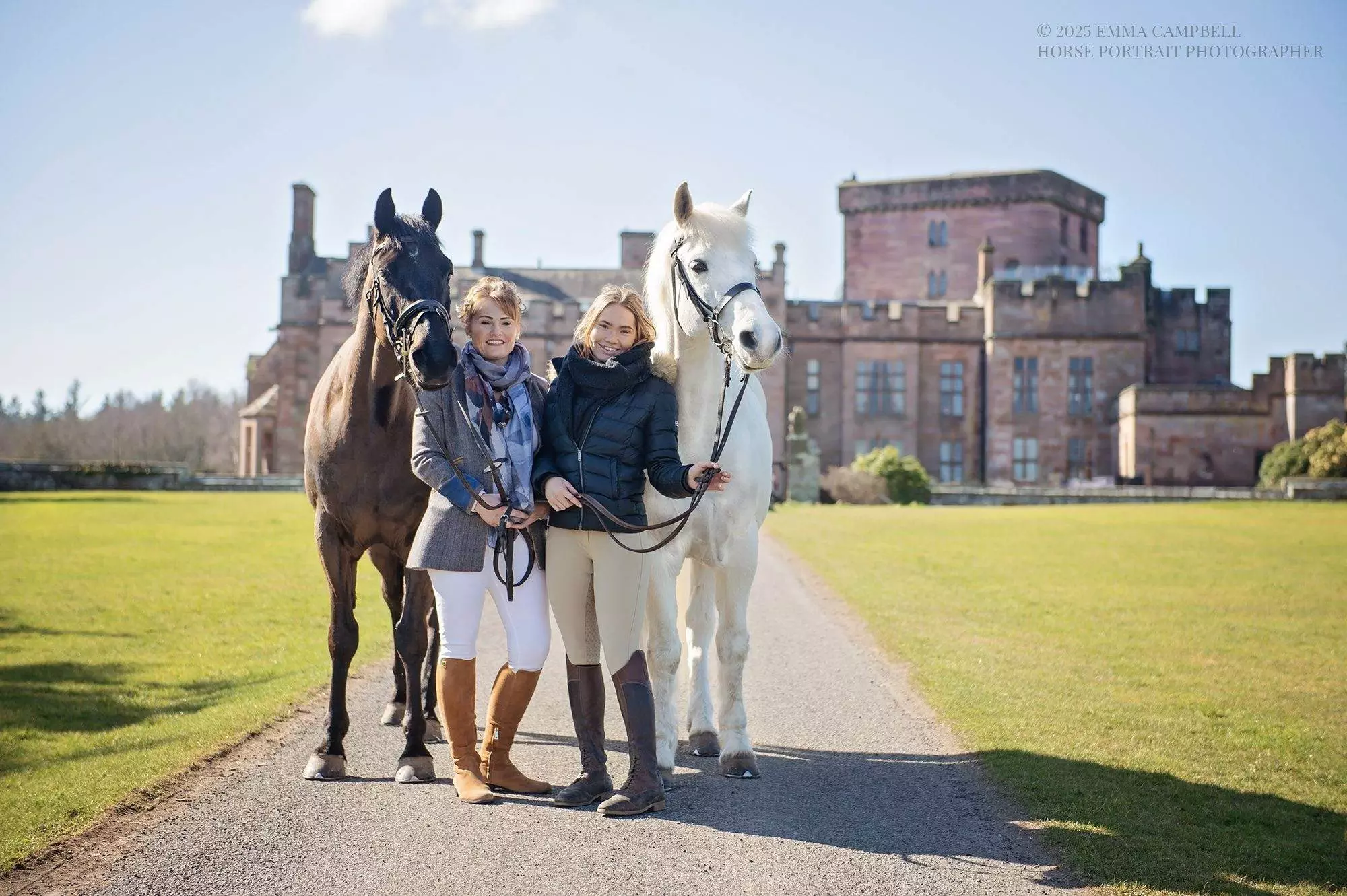 Greystoke castle - horse photoshoot, Cumbria